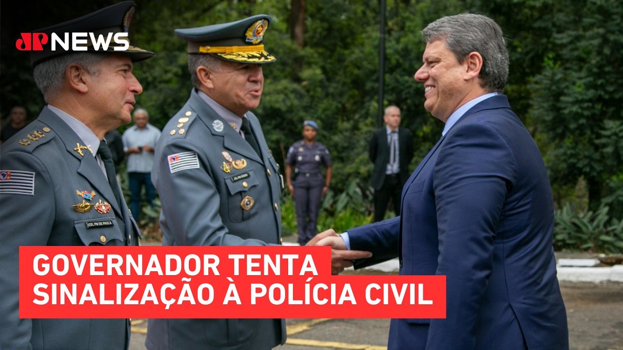 Tarcísio prepara aumento e plano de carreira para PM