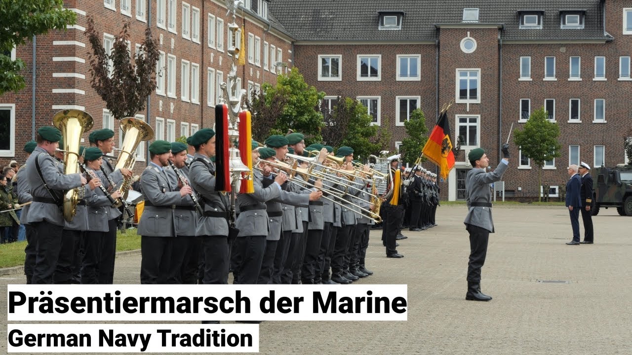 Präsentiermarsch der Marine: Wenn die Marineoperationsschule ihren Kommandeur begrüßt