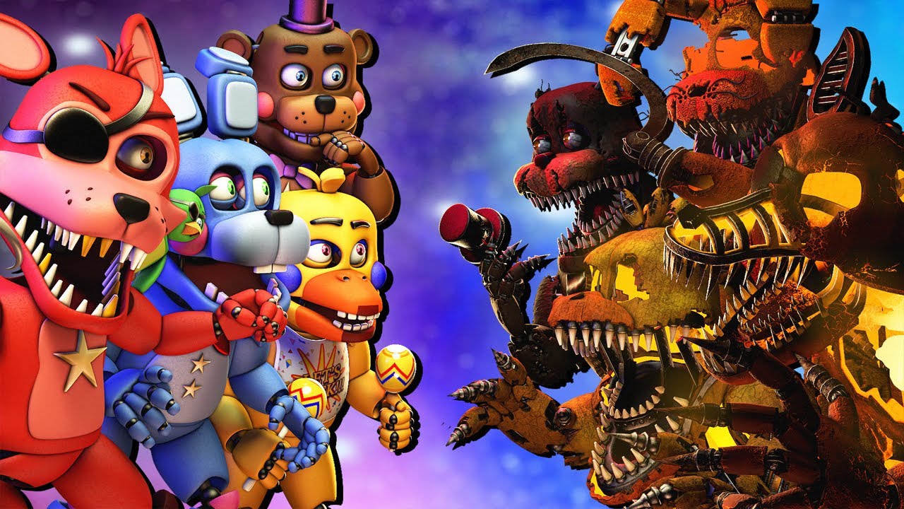 [SFM FNaF] Rockstar vs Jack-O FNAF's