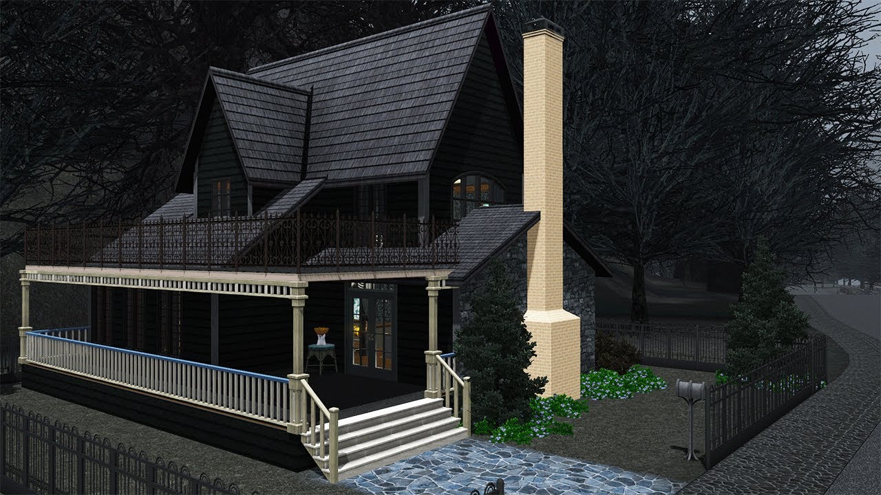 Midnight Manor The Sims 3 Speed Build