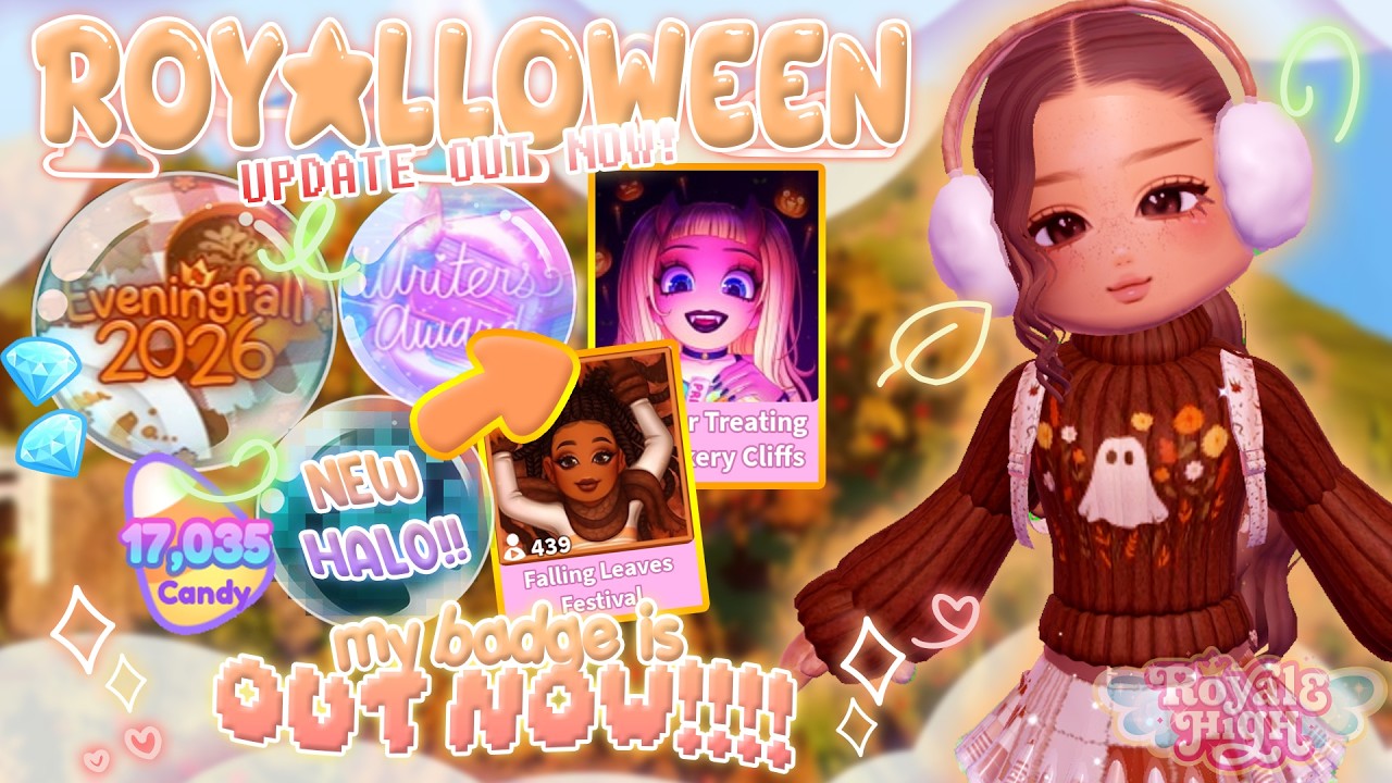 🎃ОБНОВЛЕНИЕ УЖЕ В ИГРЕ👻 МОЙ ЗНАЧОК У МЕНЯ & ЛОКАЦИИ ROYALLOWEEN ВЕРНУЛИСЬ 🍬 | Royale High