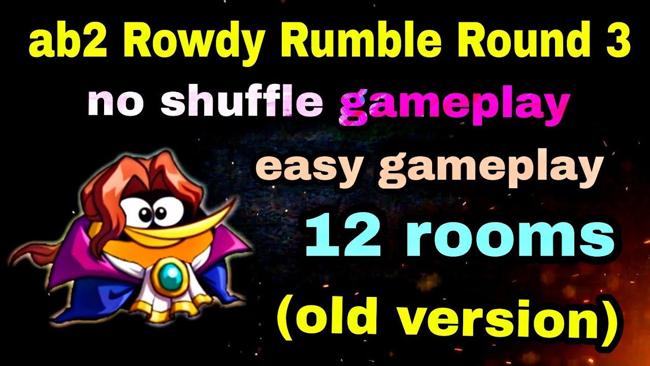 Angry birds 2 (28 feb 2026) rowdy rumble round 3 (old version) no shuffle easy gameplay 