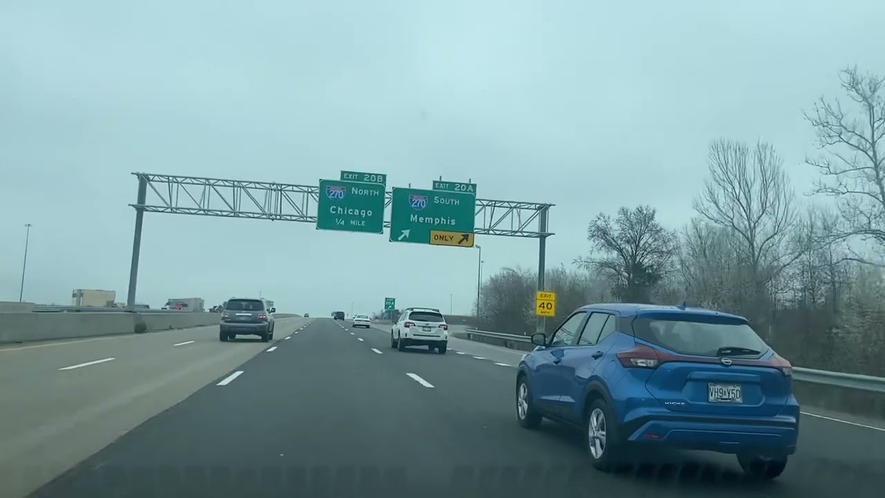 Rte 364 East, From Harvester Road to Lindbergh Blvd.