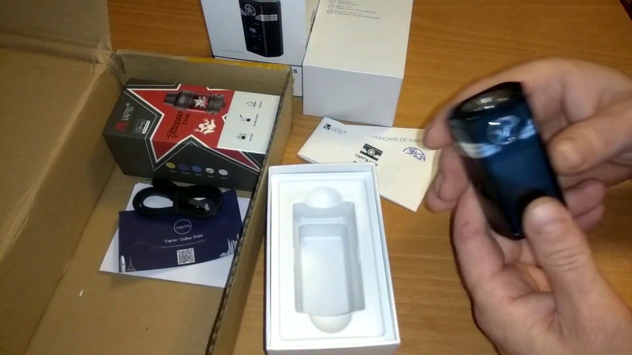 220 Вт Vape мод Vaptio Capt'n мод электронная сигарета вейп