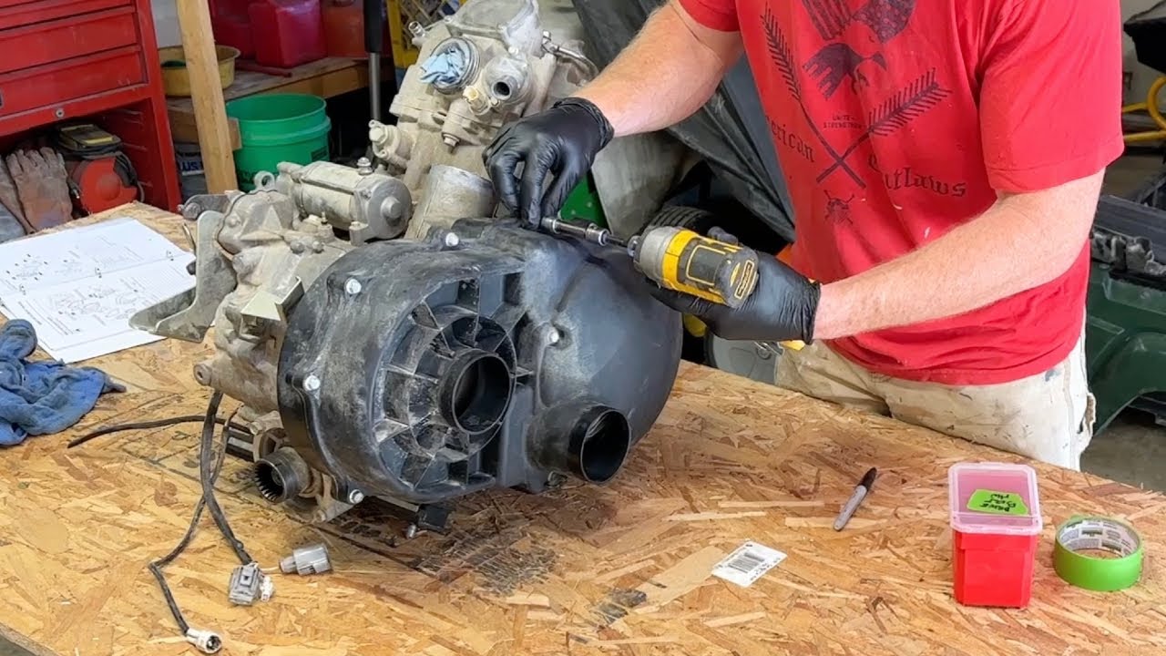 Yamaha Side-by-Side Engine Repair (Part 2) - Viking Engine Complete Teardown!