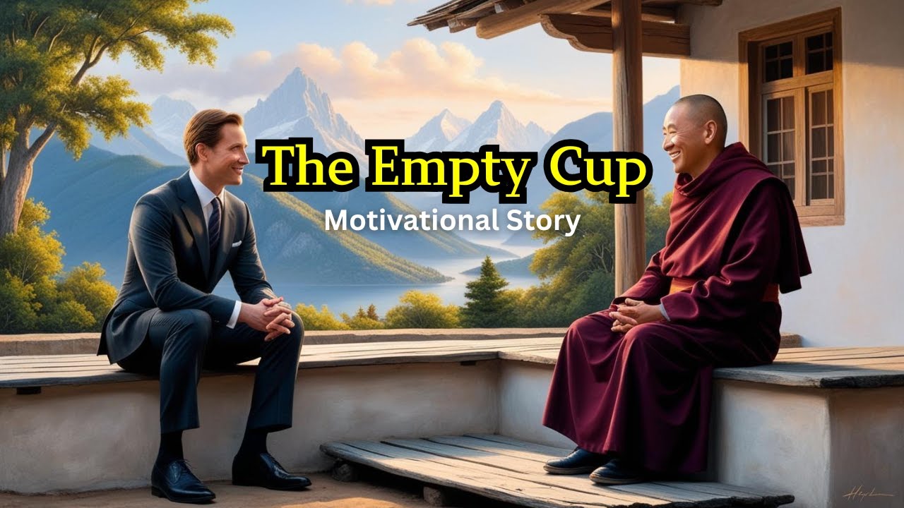 Motivational Story - The Empty Cup | Inspirational Story | English Stories | Wisdom Glints