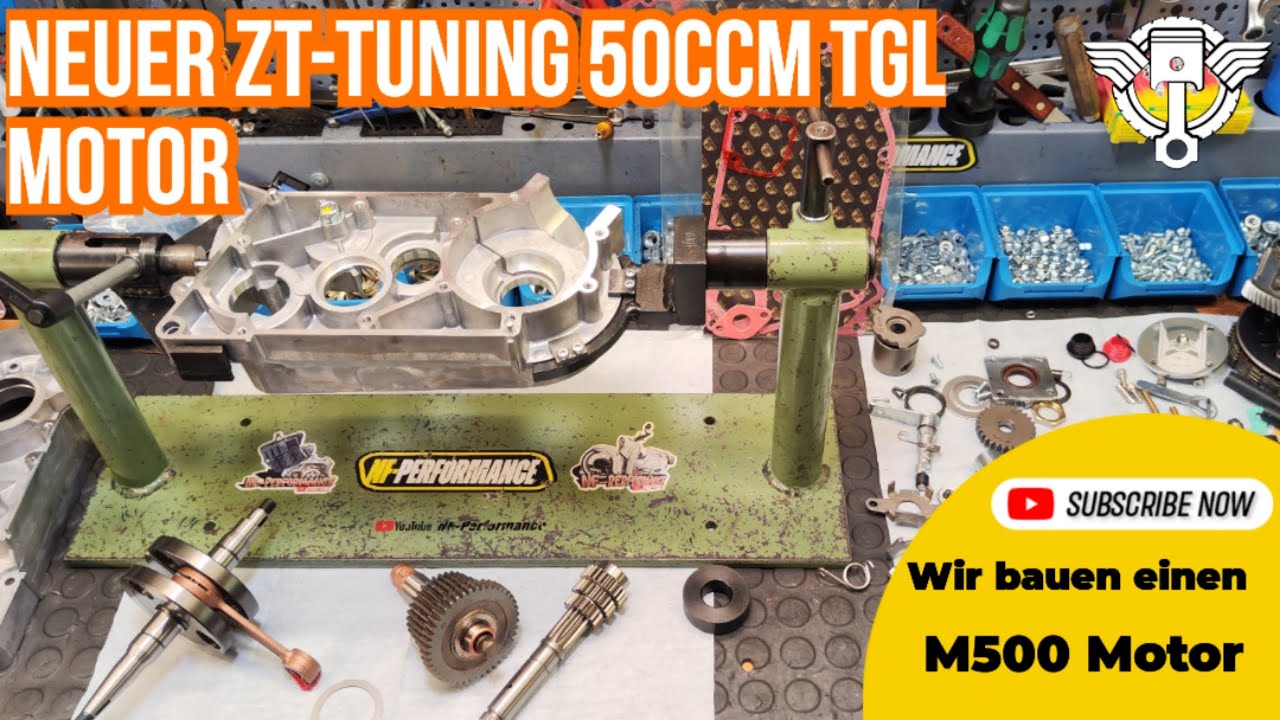 Simson S51 Neuer M500 Motor mit ZT Tuning 50ccm TGL Tuning Zylinder