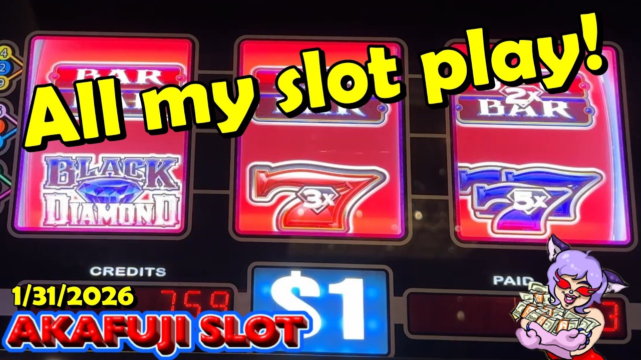 All my slot play! PALA CASINO