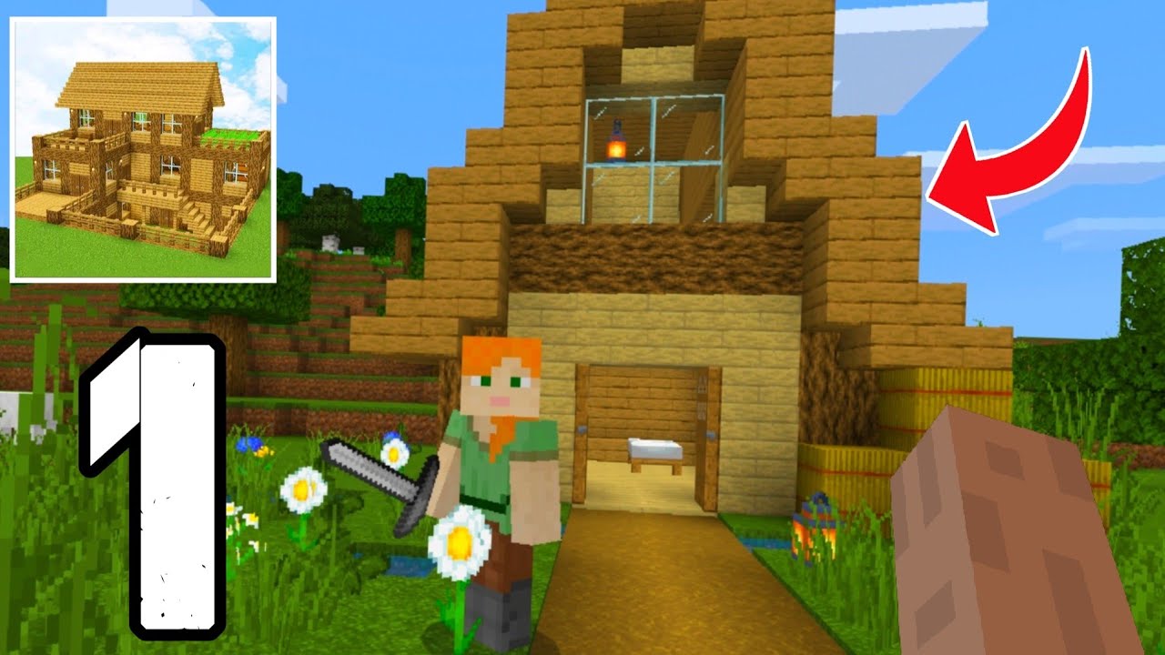 Block Crazy Robo World Craft - Survival Gameplay - House - 2026 