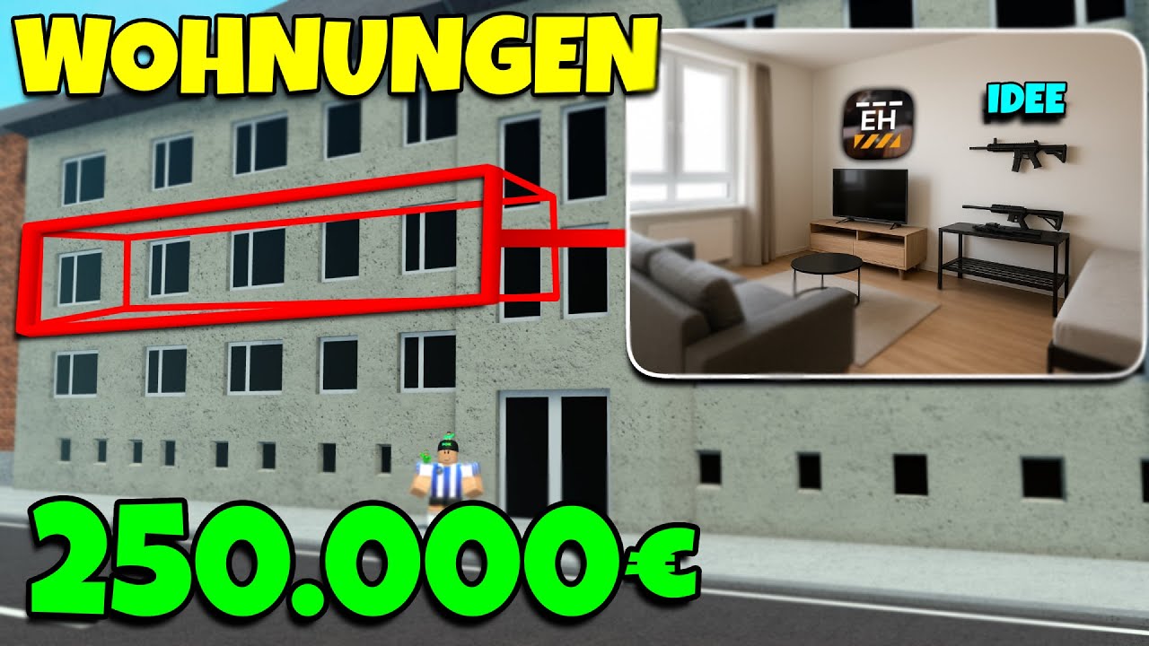 WOHNUNGEN und HÄUSER MIT BAU-SYSTEM im UPDATE von NOTRUF HAMBURG?| ROBLOX Deutsch Emergency Hamburg