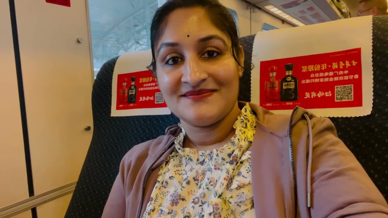 ചൈനയിലെ(Nantong) ഗ്രാമകാഴ്ച്ചകൾ കണ്ടൊരു train 🚆 journey 🇨🇳