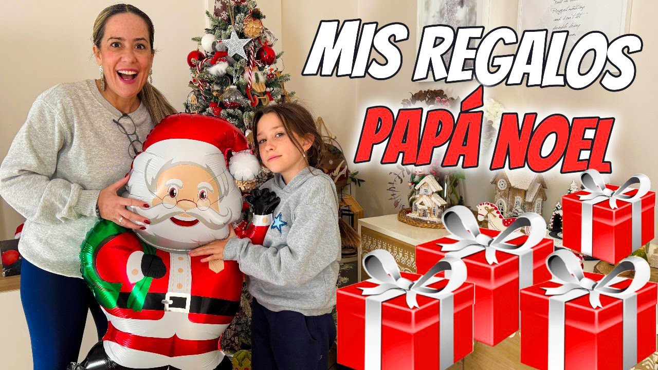 ABRIENDO MIS REGALOS DE PAPA NOEL 🎁🎅🏼 MARTINA