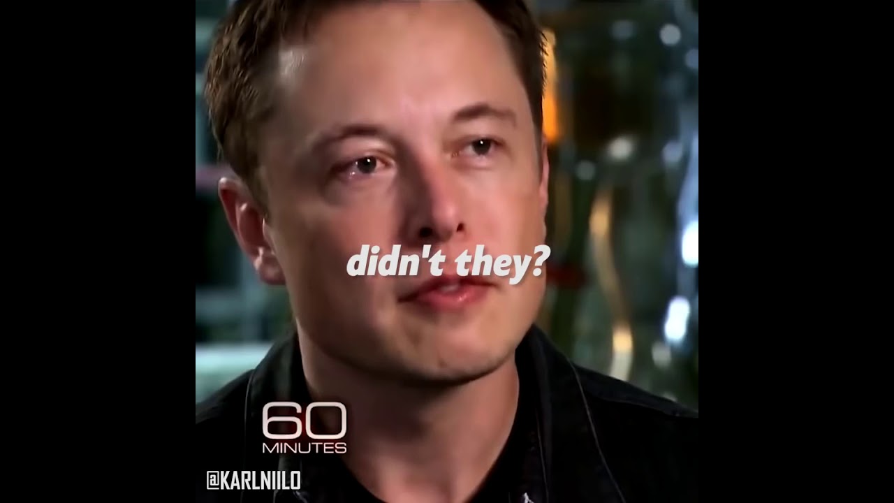 Elon Musk crying