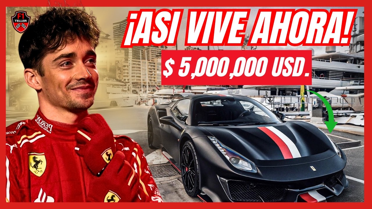 Asi es la lujosa vida de Charles Leclerc  🤑💲 | Mansión, Autos , Yates Negocios y más