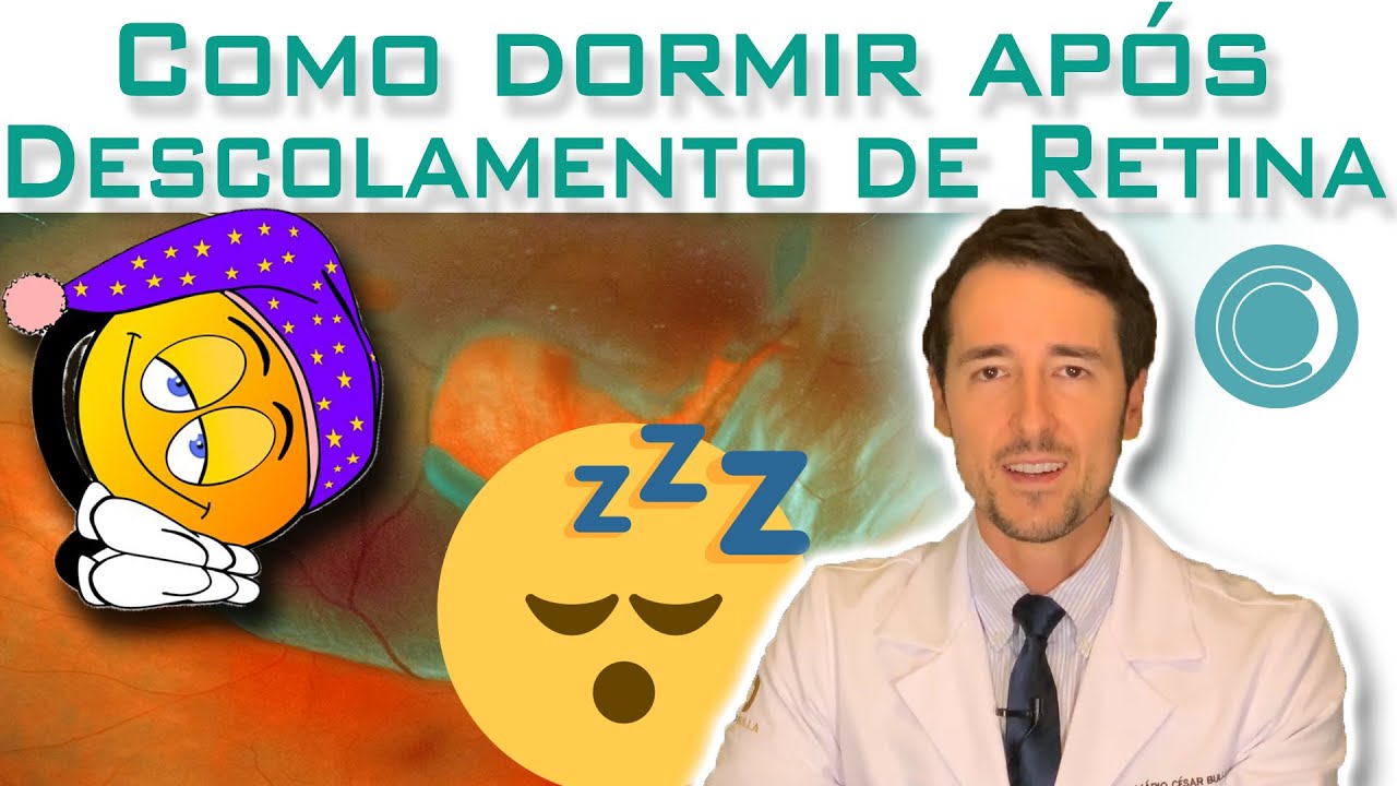 Qual a posição certa para dormir após cirurgia de retina?