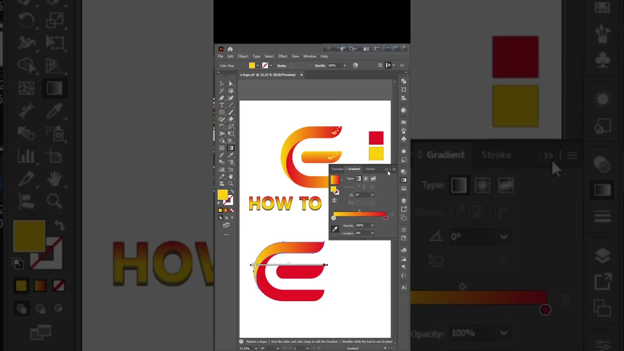 I wanted it, but it didn&rsquo;t happen as expected. #logo  #tutorial  #short video #design #graphicdesign