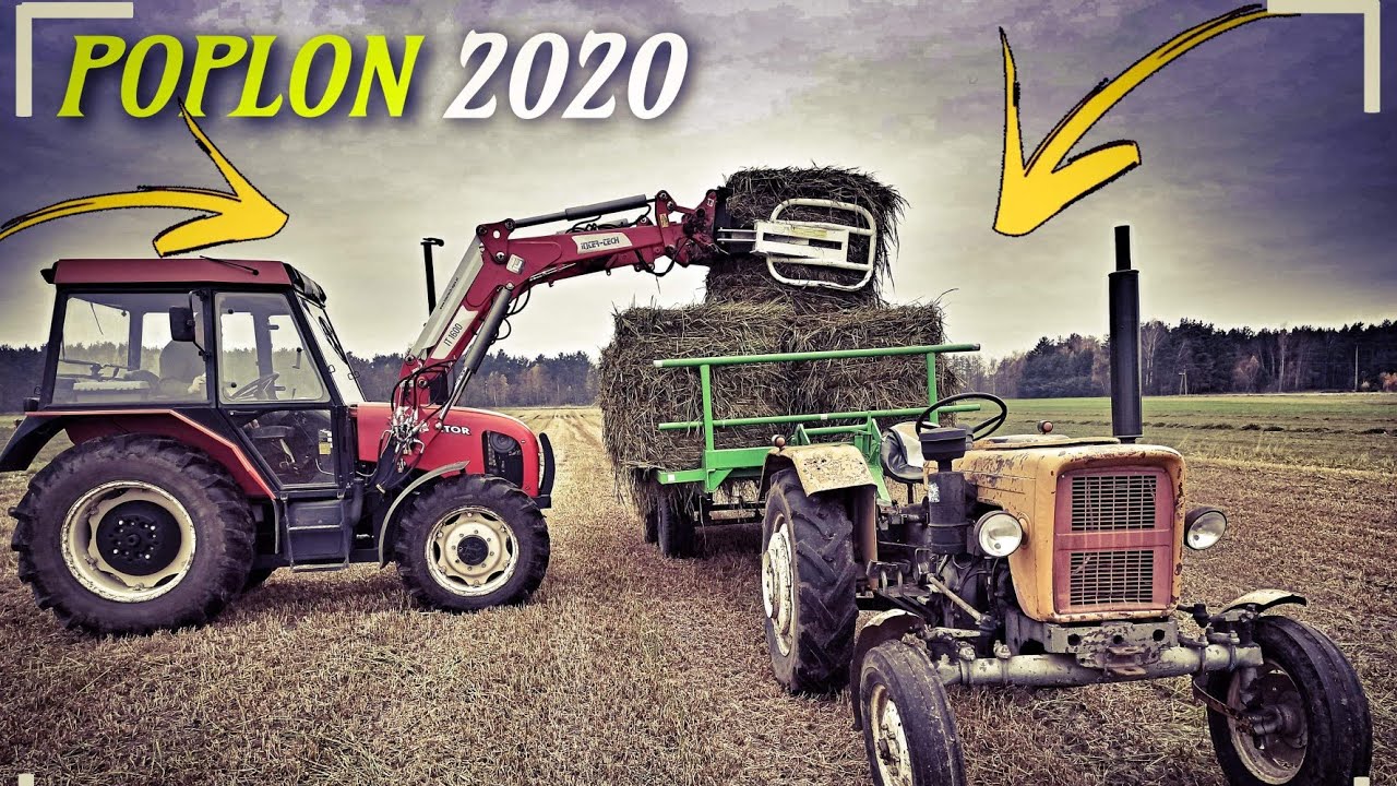 🌾Zbiór poplonu 2020🔥Zetor dostaje w palnik 🔥Zetor 🌾Krone & Łódzkie Czytaj opis