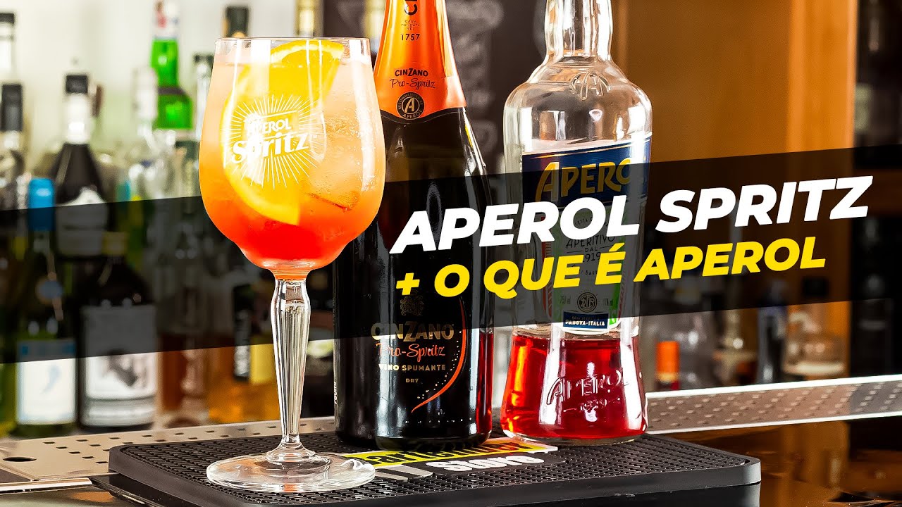 Aprenda O QUE É APEROL, e como fazer um APEROL SPRITZ PERFEITO | Bartender Store