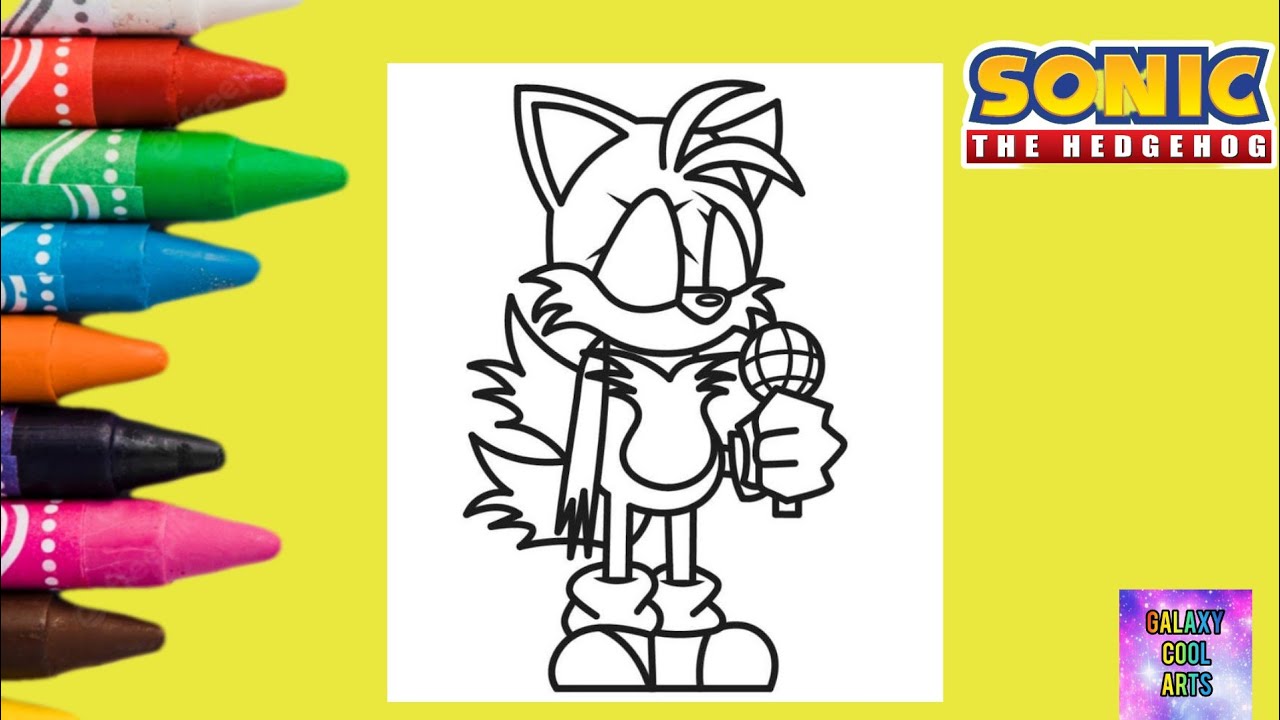 Tails Exe VS FNF #coloring #sonic #tails