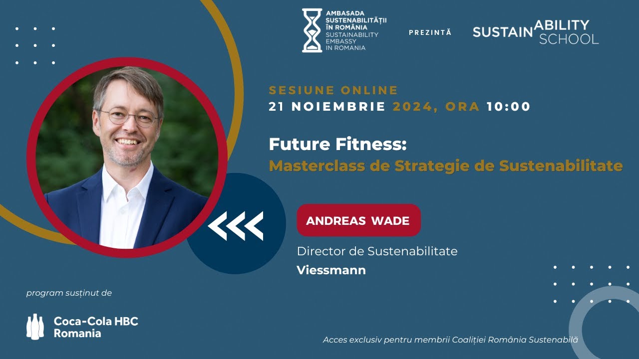 SustainAbility School #111 - Future Fitness: Masterclass de strategie de sustenabilitate