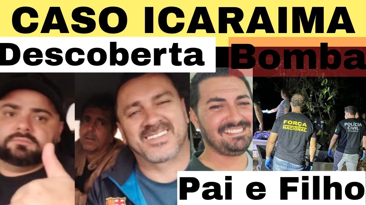 CASO ICARAÍMA DENUNCIA SABE ONDE ESTA PAI E FILHO 