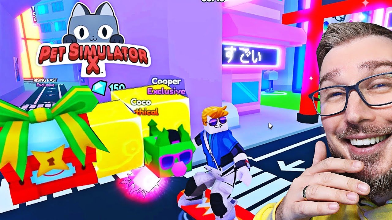 MOJE PIERWSZE 🤩 *HUGE PETY* W PET SIMULATOR X !
