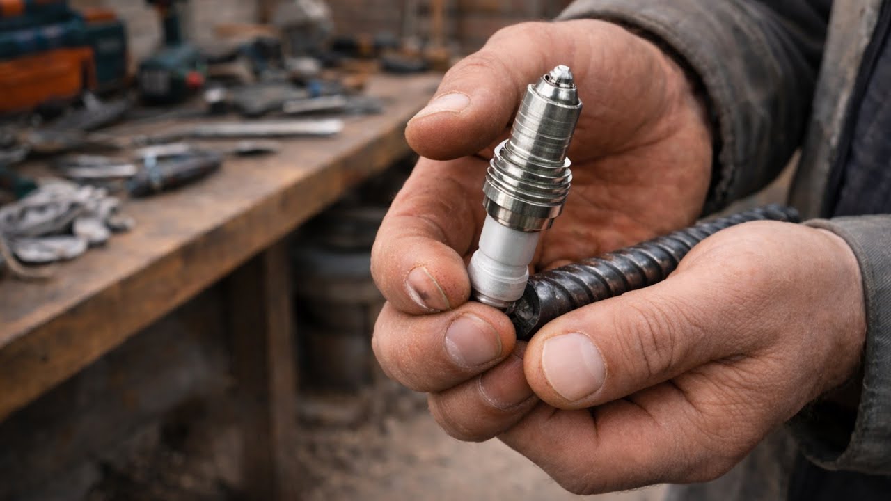 3 Crazy Ideas! Turn a Burnt  Spark Plug into a Million Dollar Tool. Diy Welding