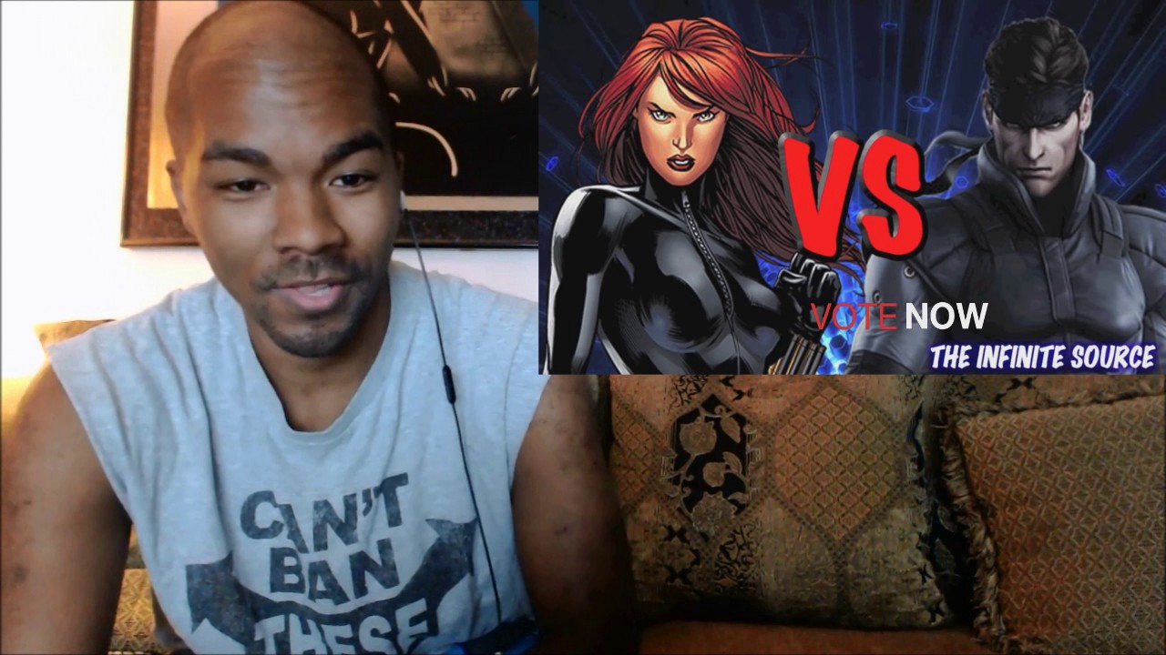 KrimReacts #91: RAPPING OR SINGING!?!? (Black Widow Vs. Solid Snake Battle & Reaction)