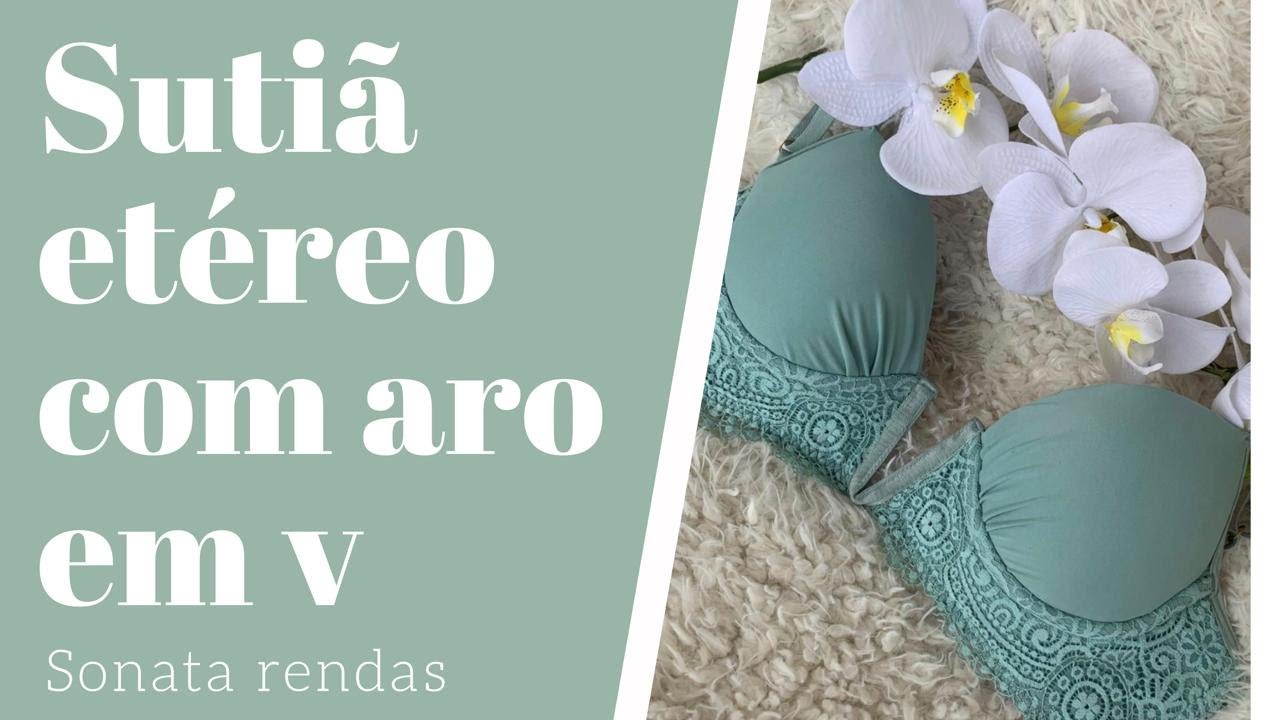 Como fazer um sutiã super diferenciado utlizando espuma e aro em V