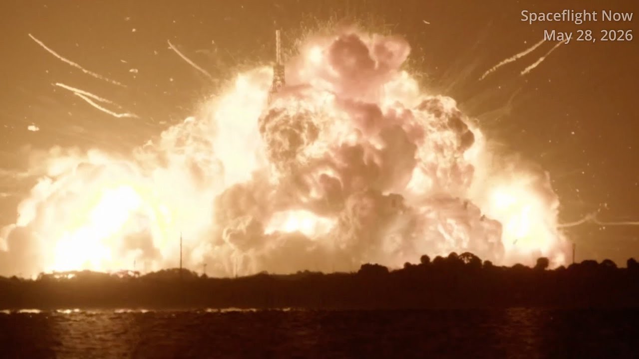 Boom! Blue Origin New Glenn rocket explodes during static fire test