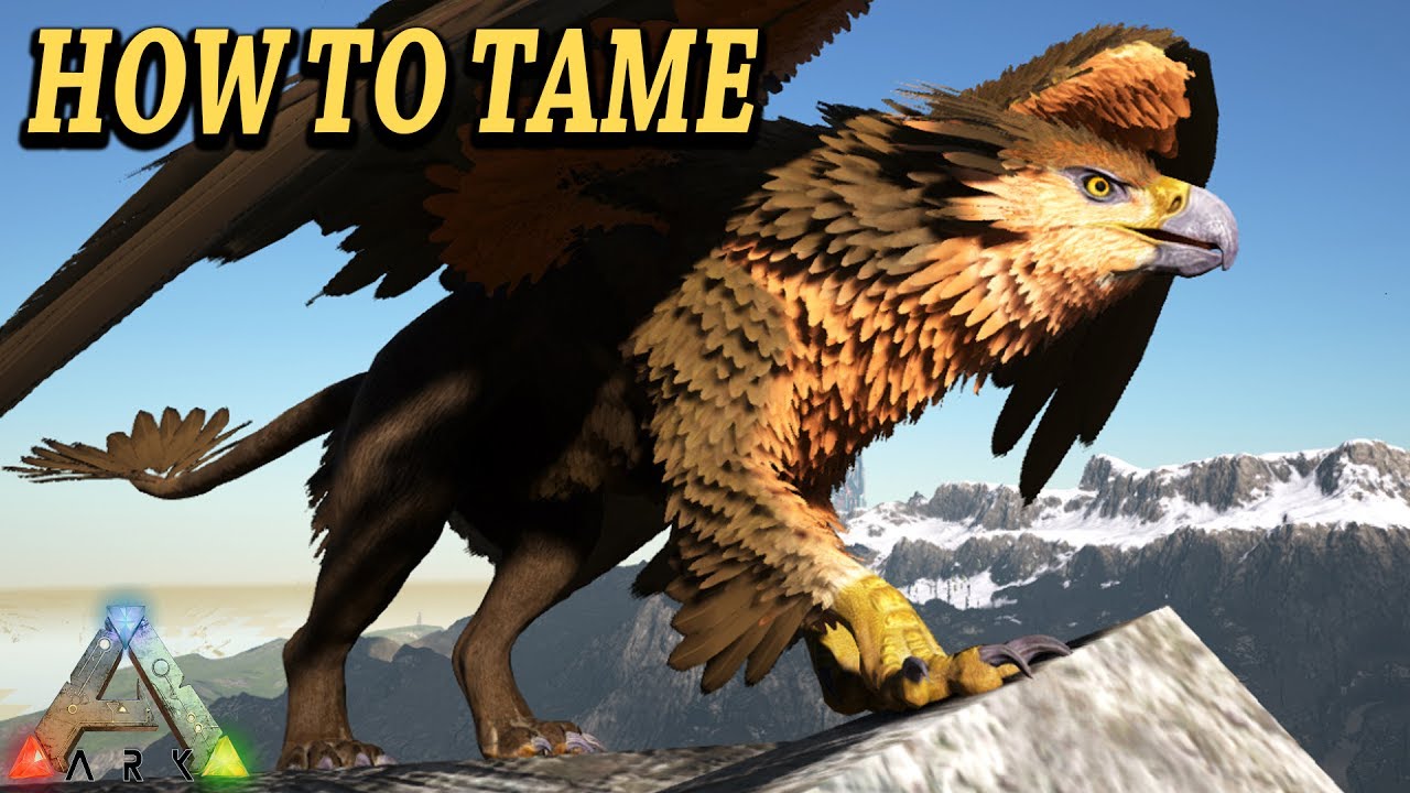 ARK GRIFFIN HOW TO TAME, ATTACKS, BREEDING & MORE!! Ark Survival Evolved Griffin Ragnarok DLC