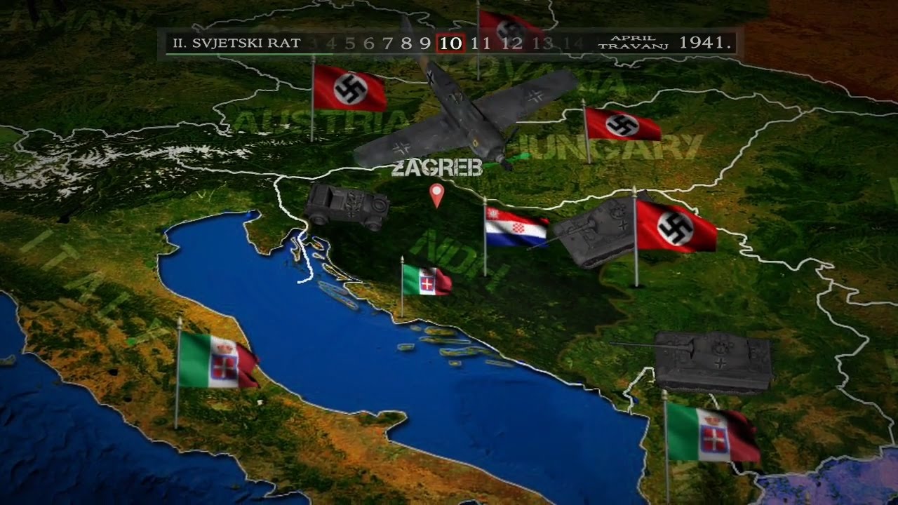 2. svjetski rat / World War II - animacija