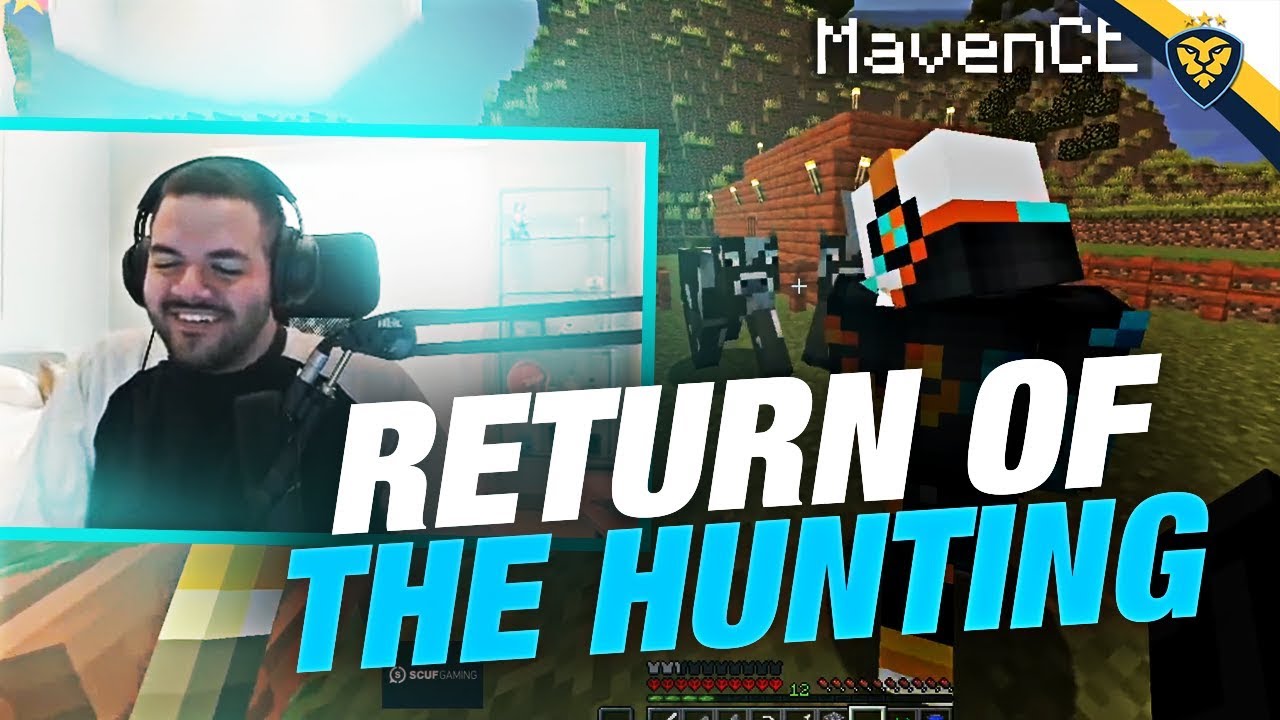 THE RETURN OF THE HUNTING! COURAGE IS BACK ON MINECRAFT! (Minecraft)