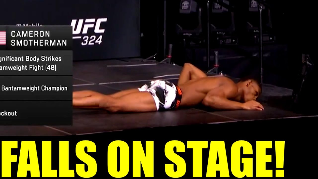 UFC 324 Weigh-in SHOCKER! Fighter COLLAPSES on Stage After Brutal Weight Cut
