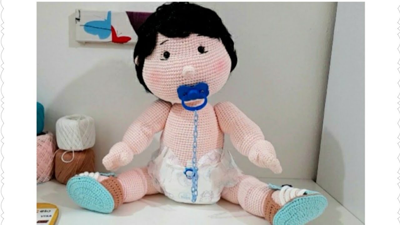 Amigurumi Bebê Júnior, mãozinhas e braços