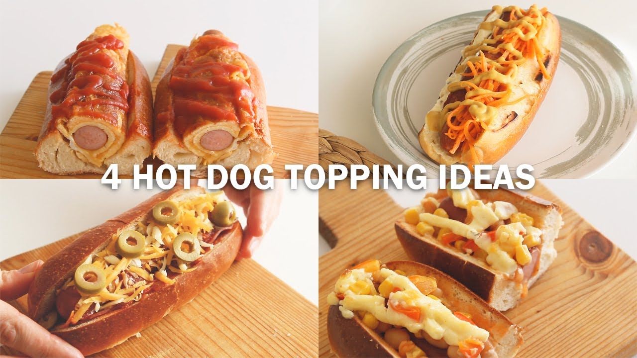 HOT DOG TOPPING IDEAS - EASY HOT DOG RECIPES