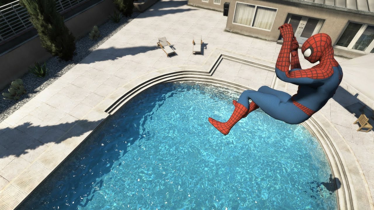 GTA 5 Water Ragdolls | SPIDERMAN Jumps/Fails ep.21 (Euphoria physics | Funny Moments)