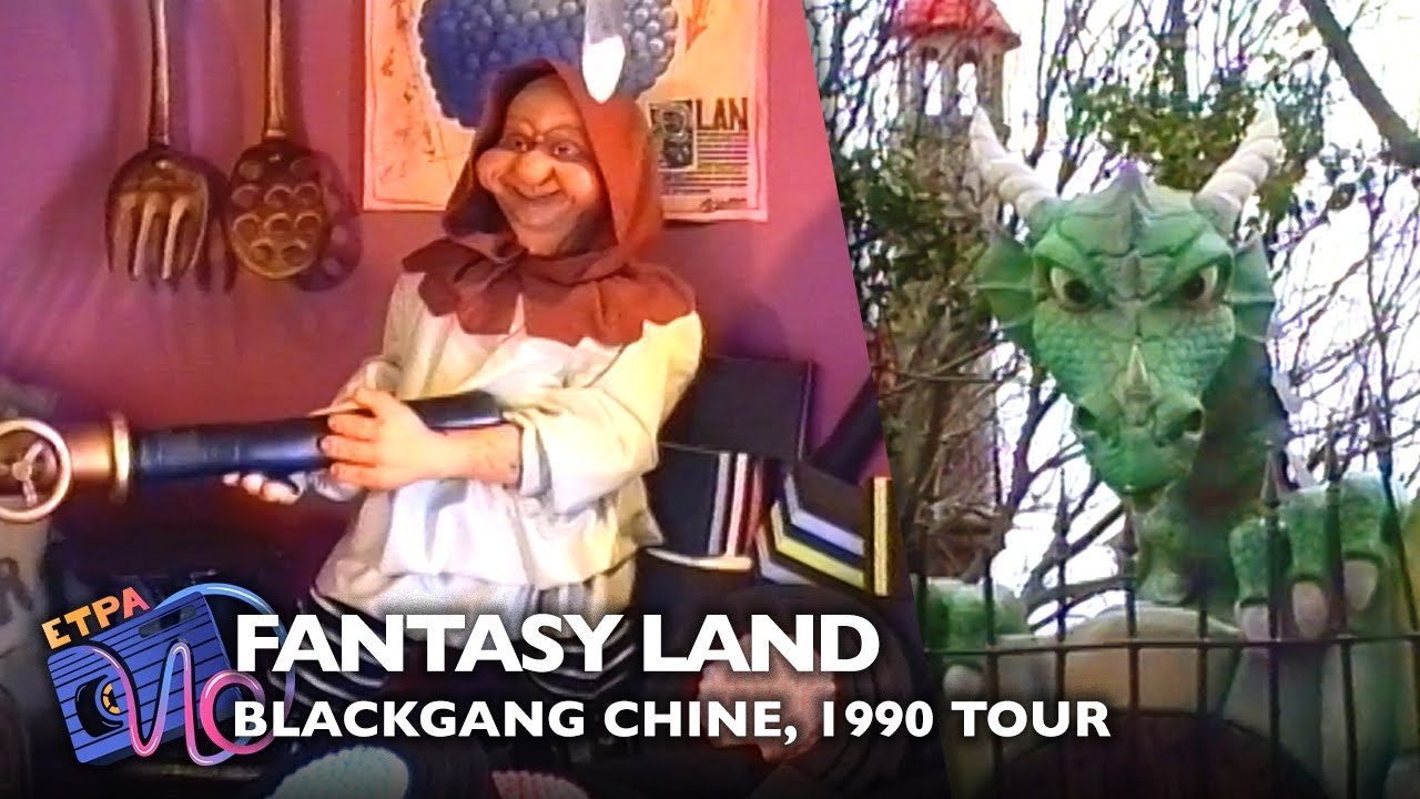 Blackgang Chine, Fantasy Land — 1990 Pre-Opening | Weather Wizard, Dragon, Liquorice Factory