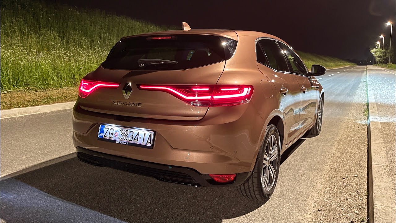 Новый RENAULT MEGANE 2021 Facelift - тест-драйв NIGHT POV и фальшивый звук выхлопа (TCe 140 EDC)