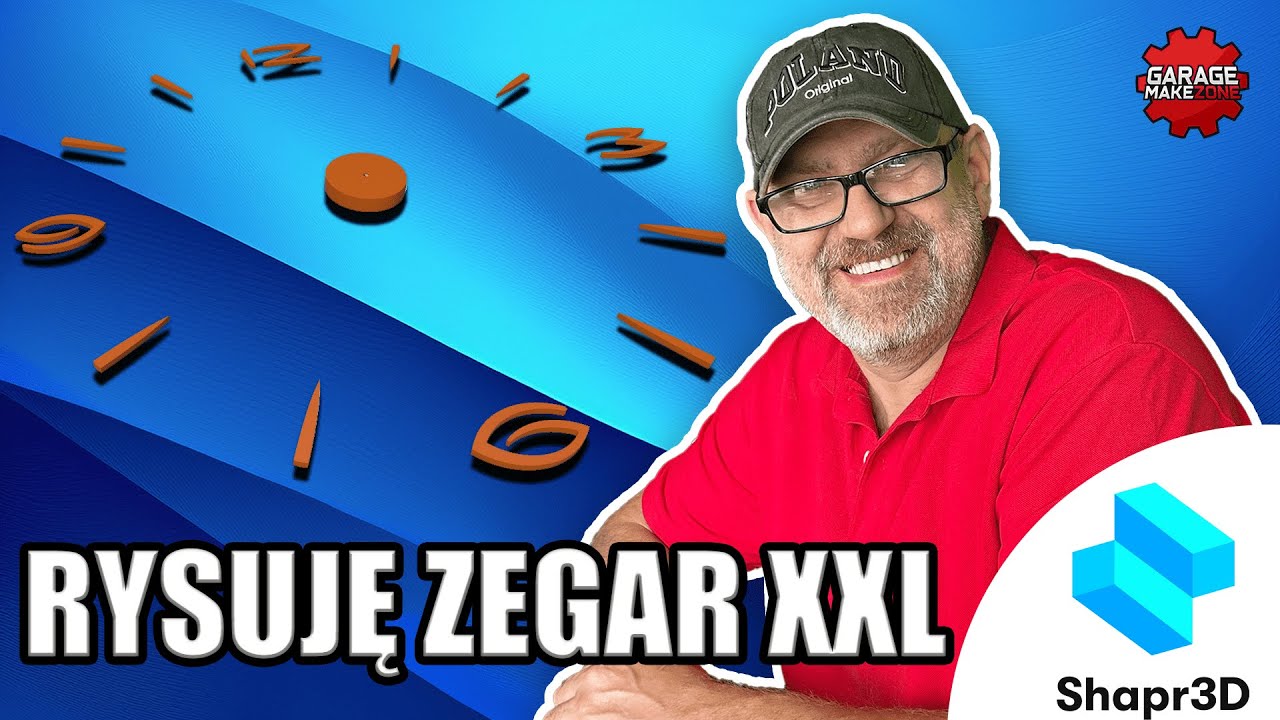 Projektowanie 3D: Jak zaprojektować zegar ścienny od podstaw w Shapr3D – Tutorial krok po kroku