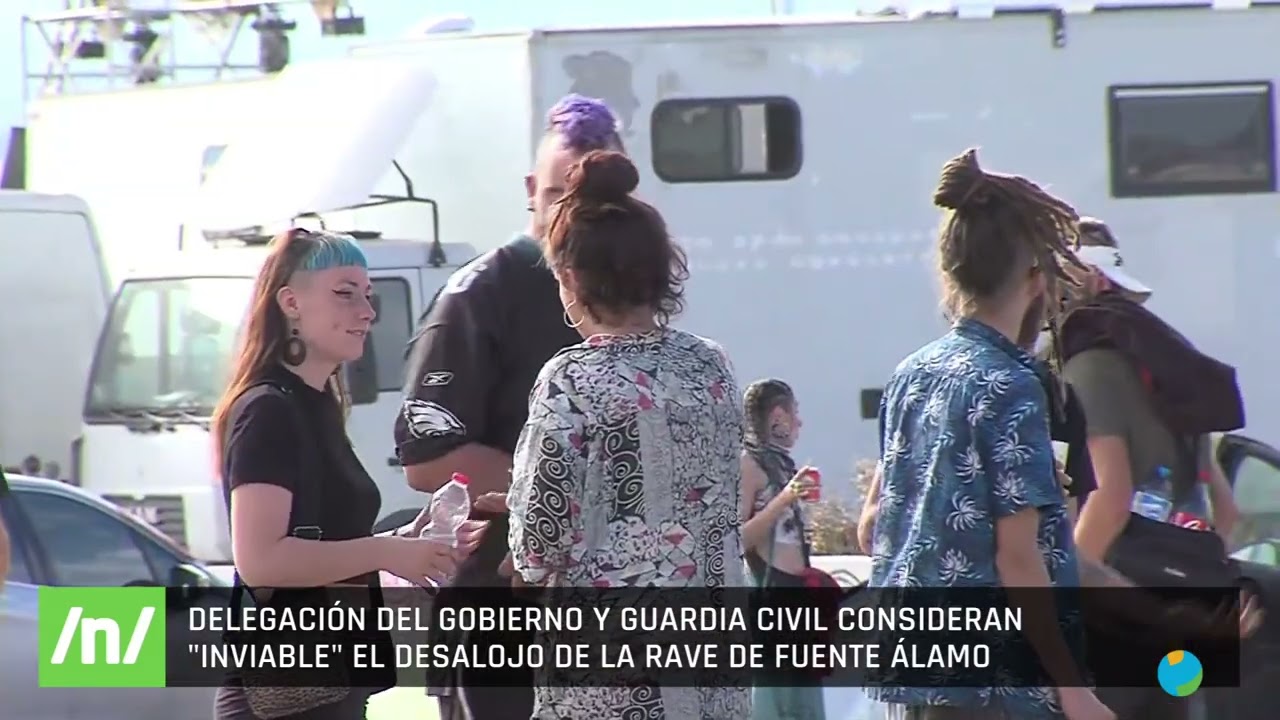 03/01/2024 La Guardia Civil esperará para desalojar la rave de Fuente Álamo