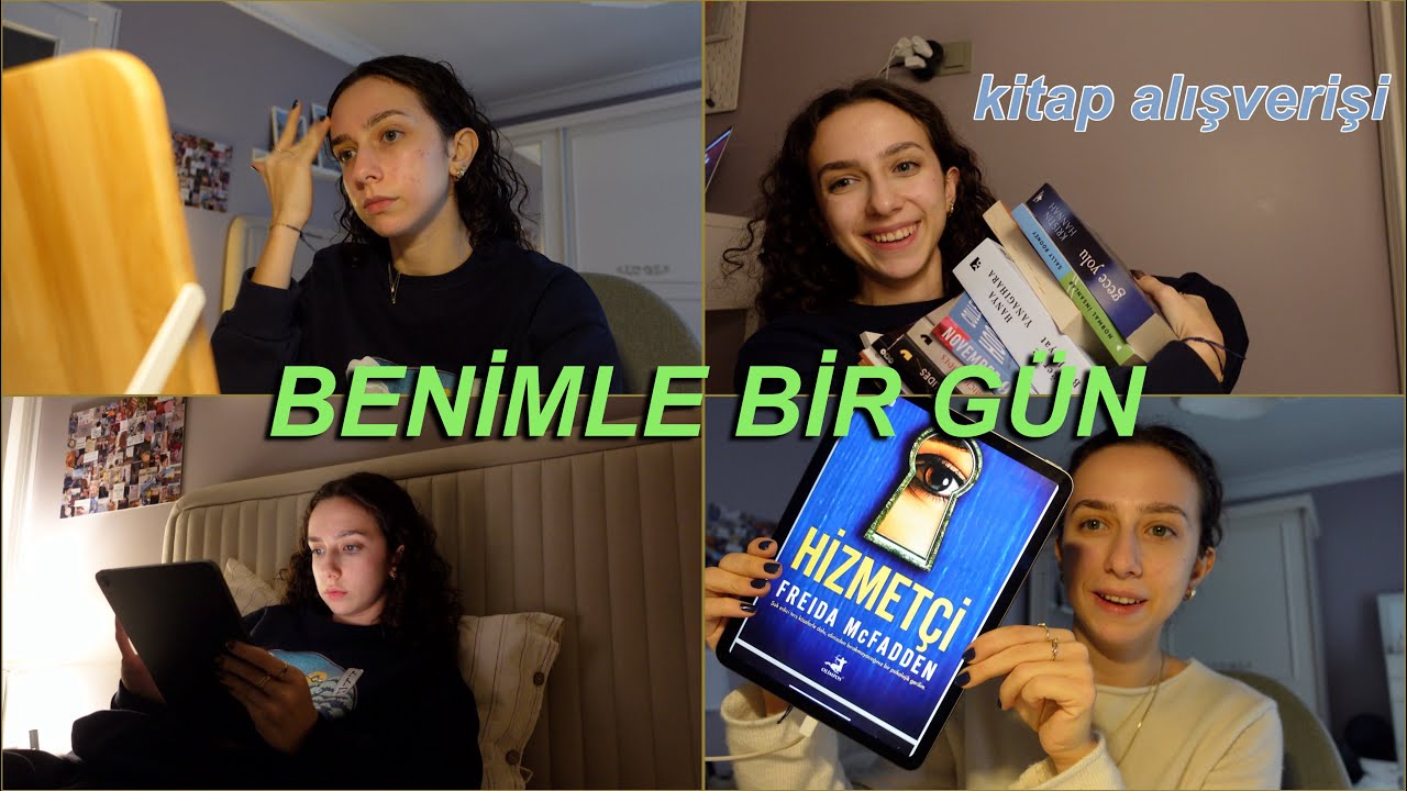 BENİMLE BİR GÜN GEÇİRİN! | Hazırlık Sınavları,Kitap Alışverişi,Tabletten Kitap Okumak?📖