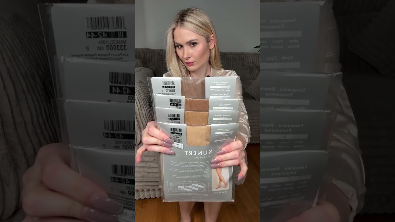 Kunert Satin Look 20 — примерка 7 разных колготок