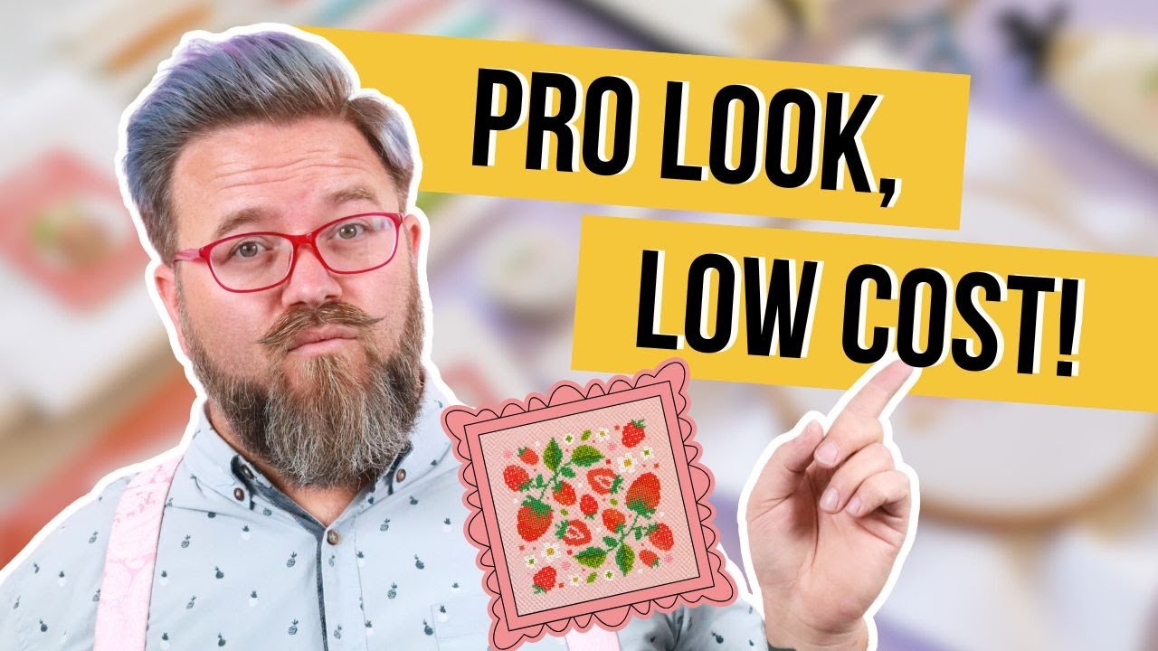 Save on Framing: Mount Your Cross Stitch on Foam Core | Caterpillar Cross Stitch