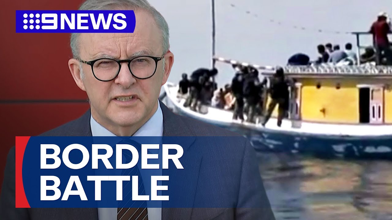 PM insists he has control over borders despite asylum seeker arrivals | 9 News Australia
