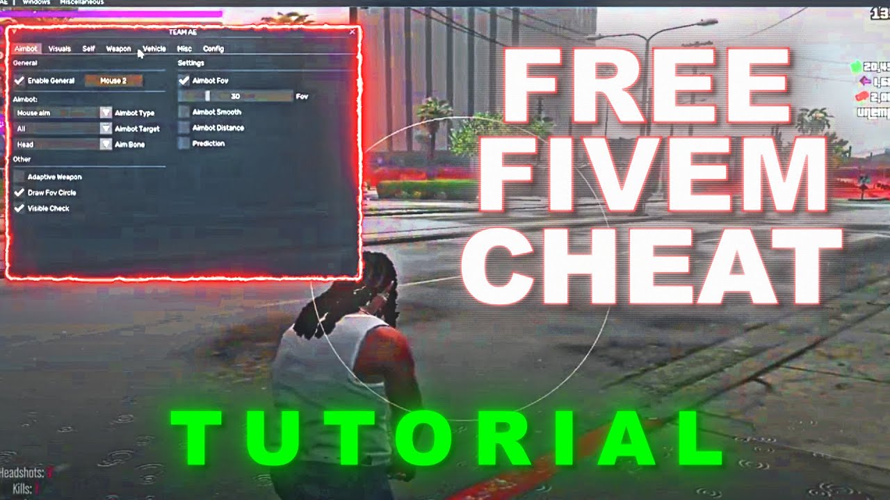*FREE* FIVEM CHEAT (Team-AE) | Aimbot + Wallhack | 2024🔥