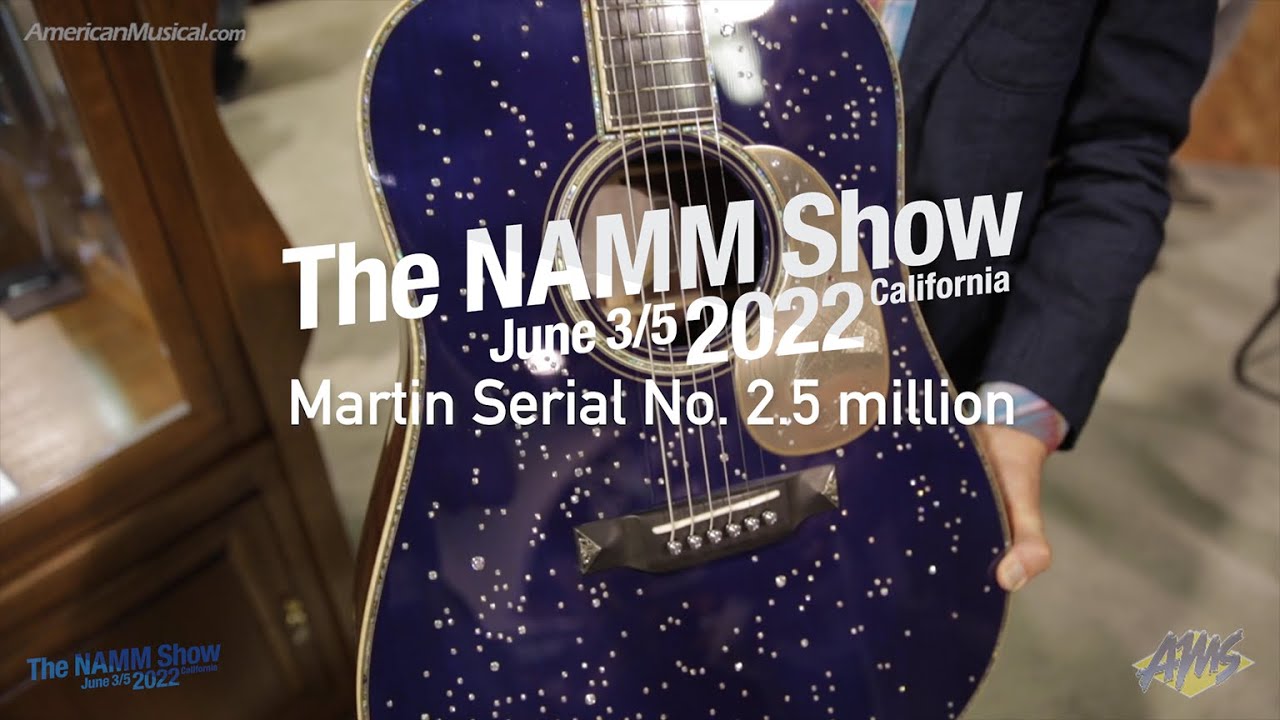 NAMM 2022 - Chris Martin Interview - Martin Guitars Serial No.2.5 million - AmericanMusical.com