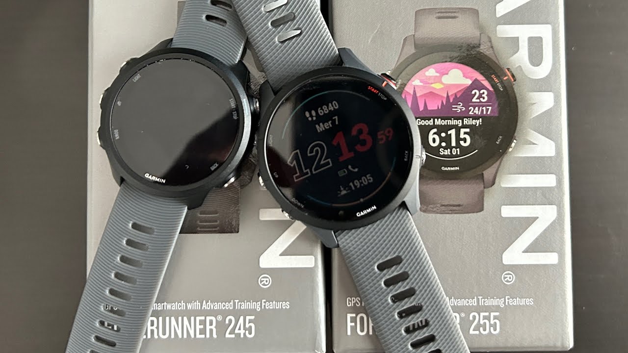 Garmin Forerunner 255 e confronto con il 245
