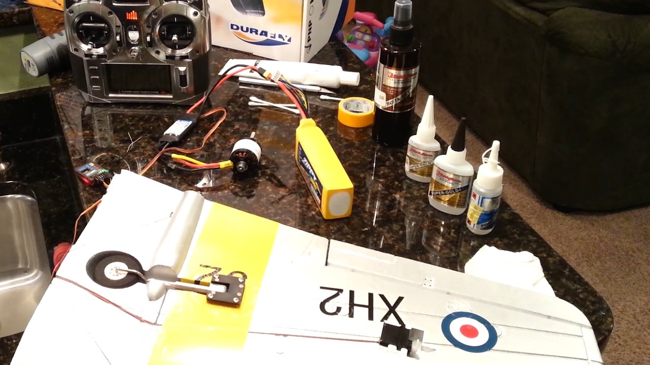 Hobbyking - DH 100 Vampire MK6 - Build Video 1 of 4