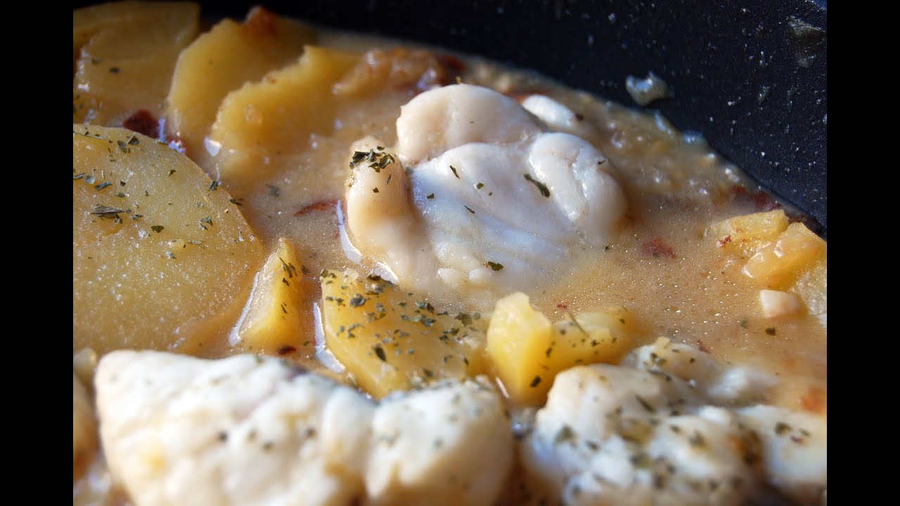 guiso de patatas con rape